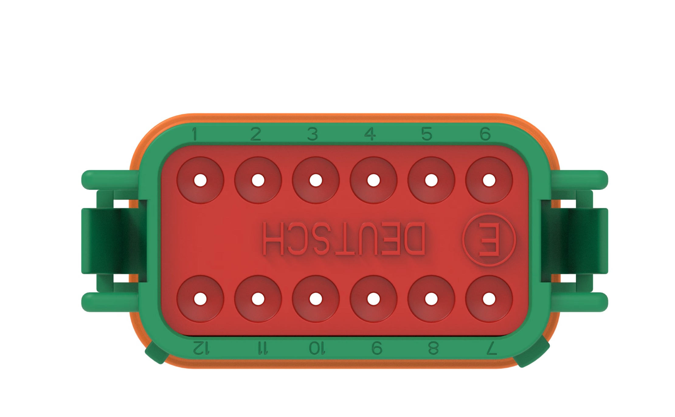 Automotive Connectors 12P PLUG, C015 MOD C Key, Green