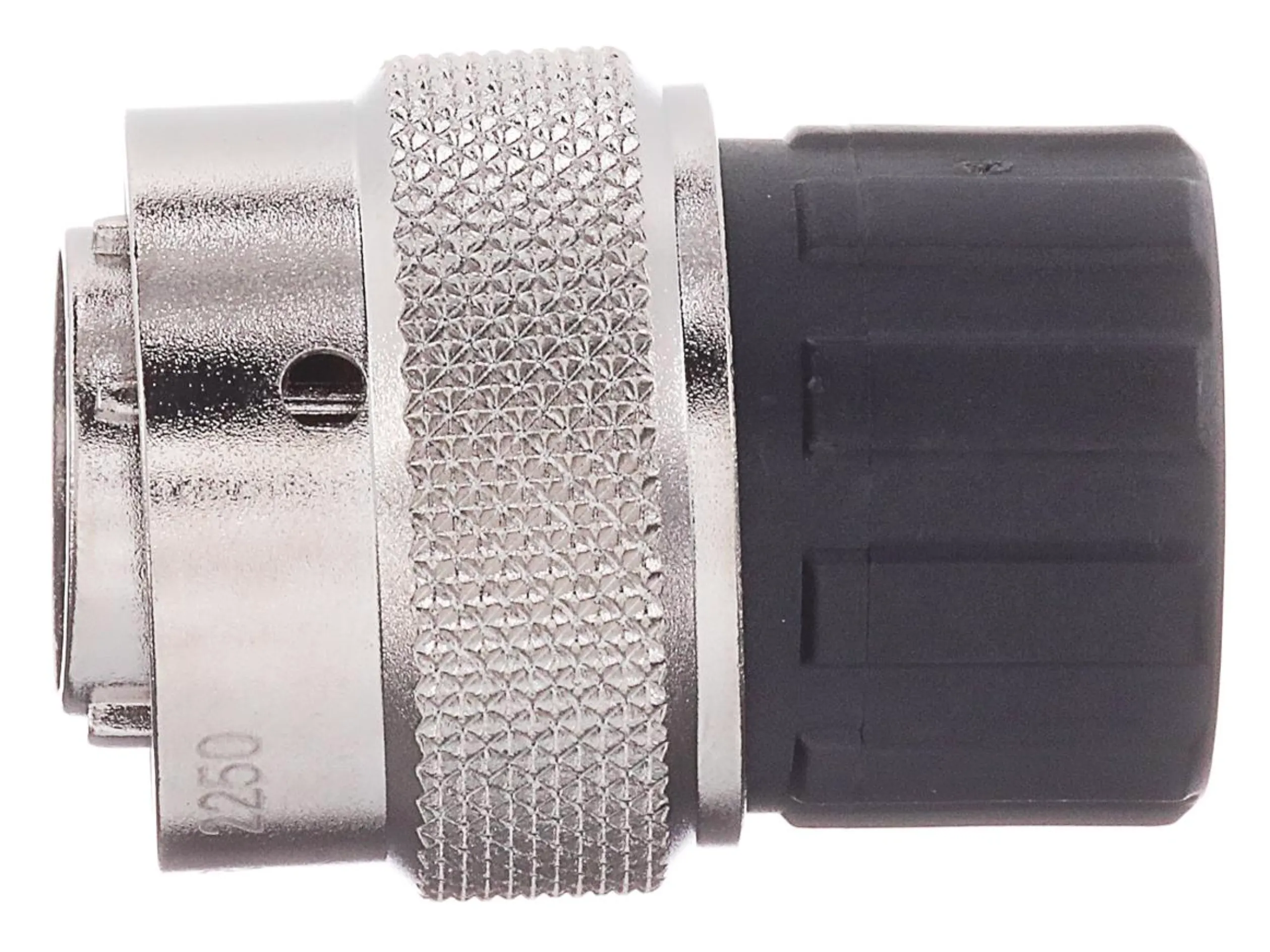 Standard Circular Connector Plug, 8 Position, Female, Shell Size 12, Silicone Seal, with End Cap and Reduced Diameter Individual Wire Sealing, Range 14 - 24AWG