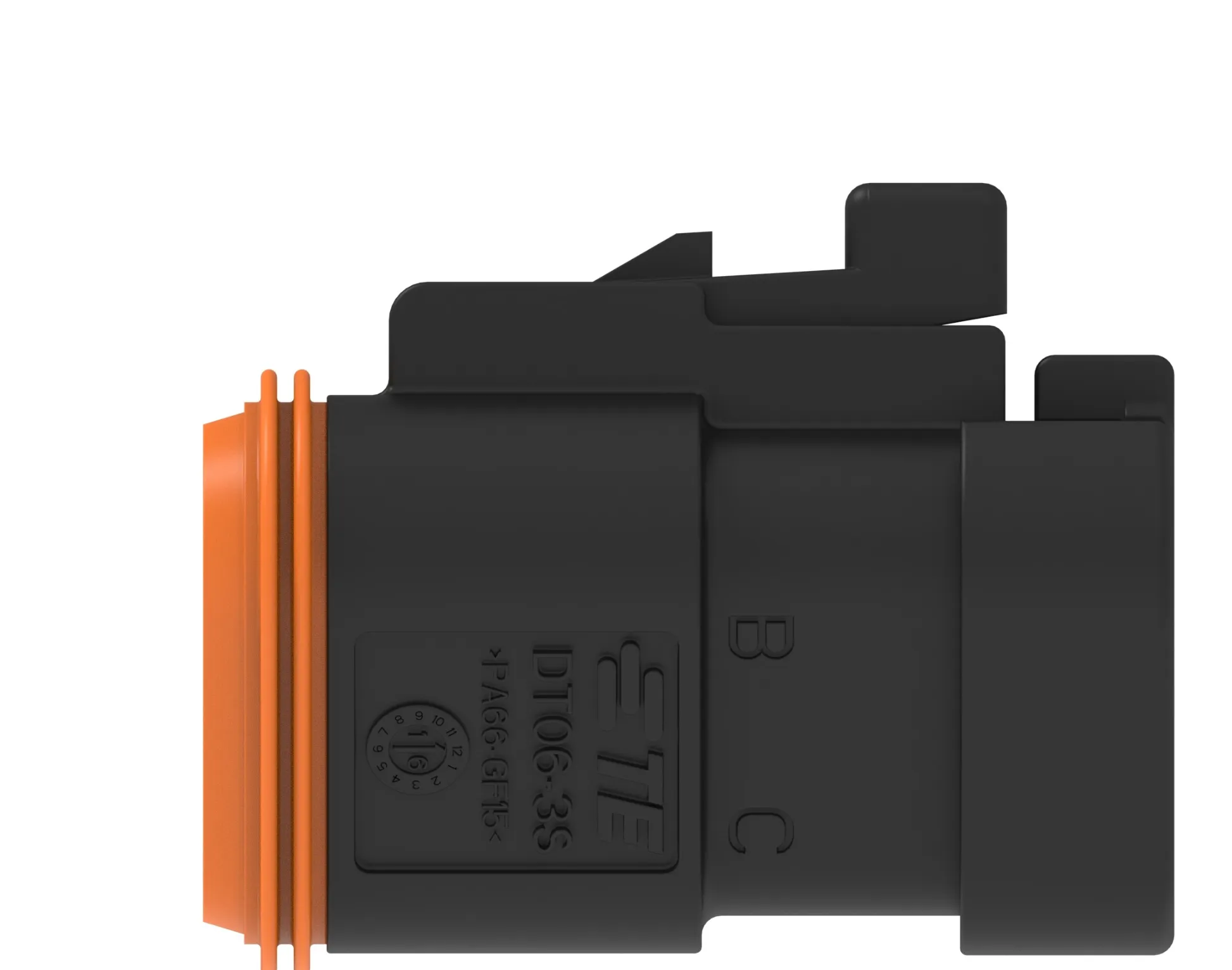 Automotive Connectors 3P DT PLUG ASM ENH SEAL RET, END CP