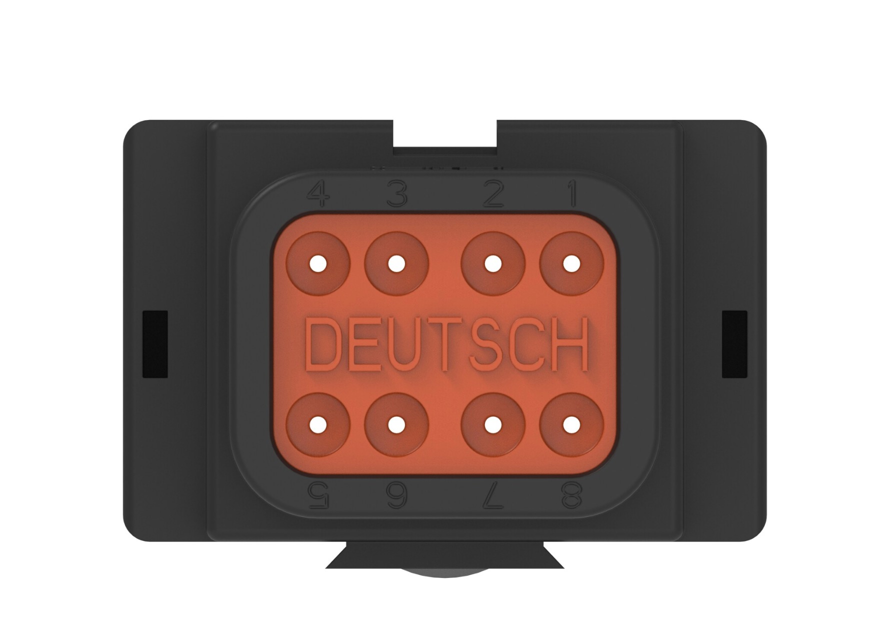 Automotive Connectors 8P DT RECP ASM KEY B, BLACK