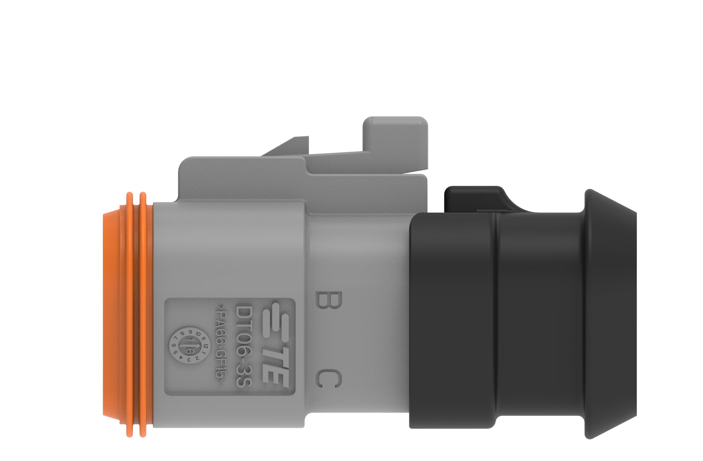 Automotive Connectors DT PLUG 3 WAY SHRINK BOOT