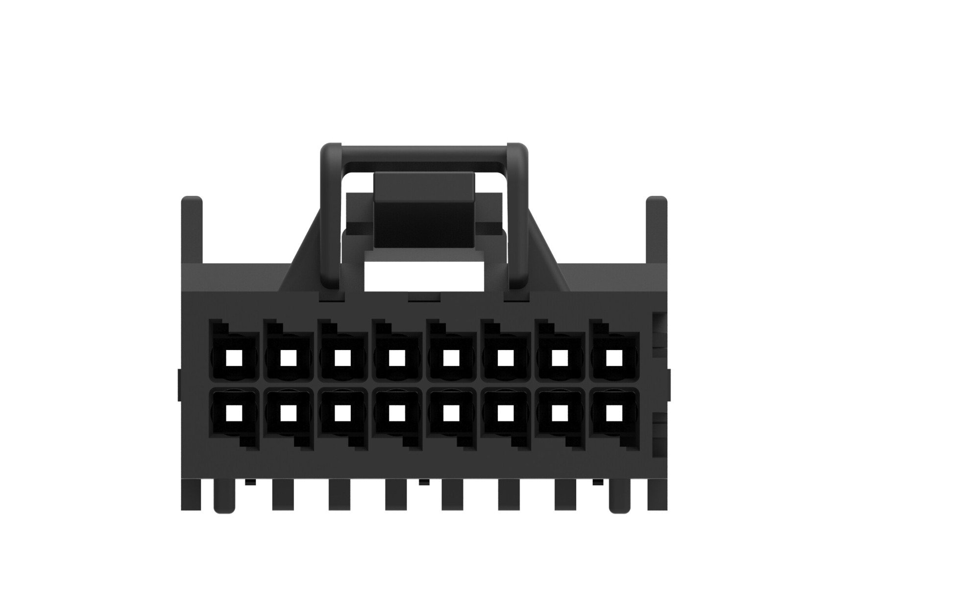 Automotive Connectors 16POS,MQS,REC HSG,UNSLD