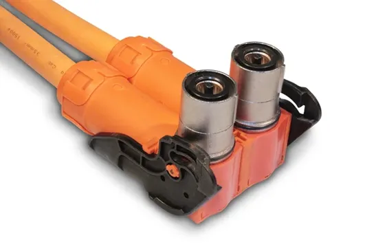 EV Connectors 10MM 2 WAY PLG R/A FOR 70MM2