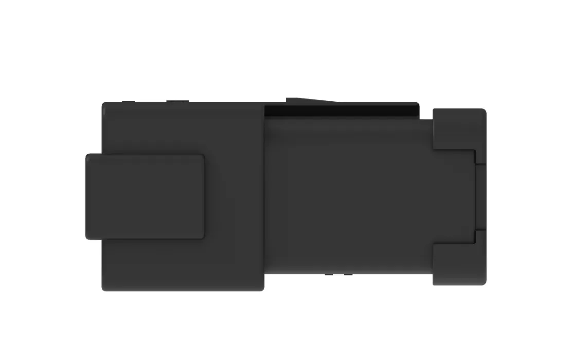 Automotive Connectors REC, 12P, BLK, E, ENH KEY, CAP, A