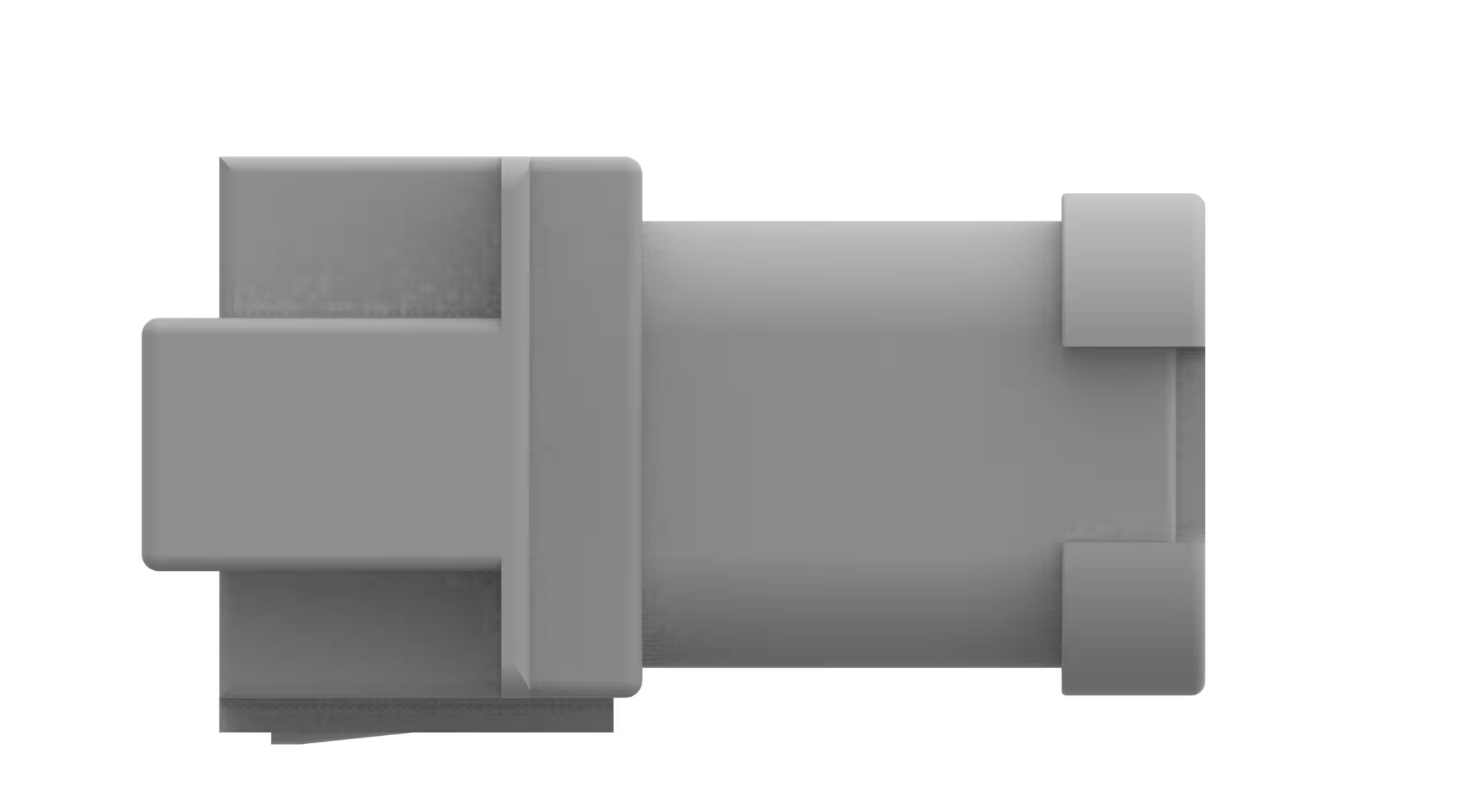 Automotive Connectors REC, 8P, GRY, BUSBAR 2X4, NICKEL, A
