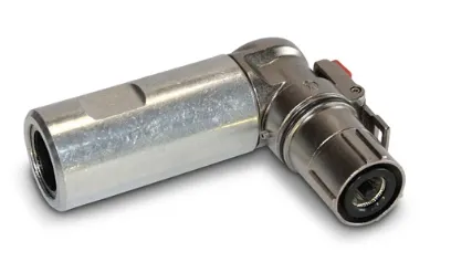 EV Connectors 10MM POWERLOK SINGLE WAY PLUG R/A FOR 35MM Y KEY WITH HVIL
