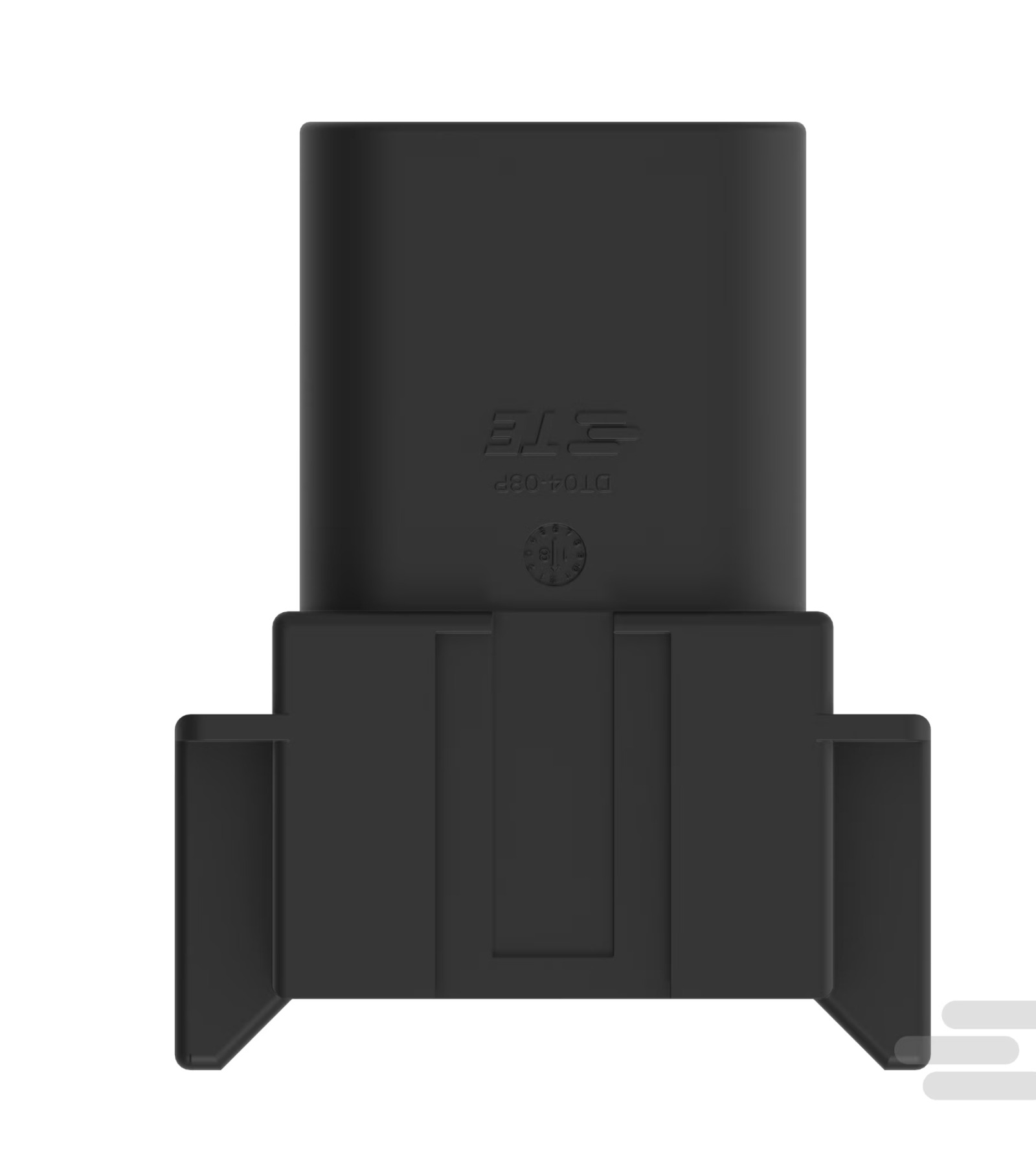 Automotive Connectors 8P DT RECP ASM KEY B, BLACK
