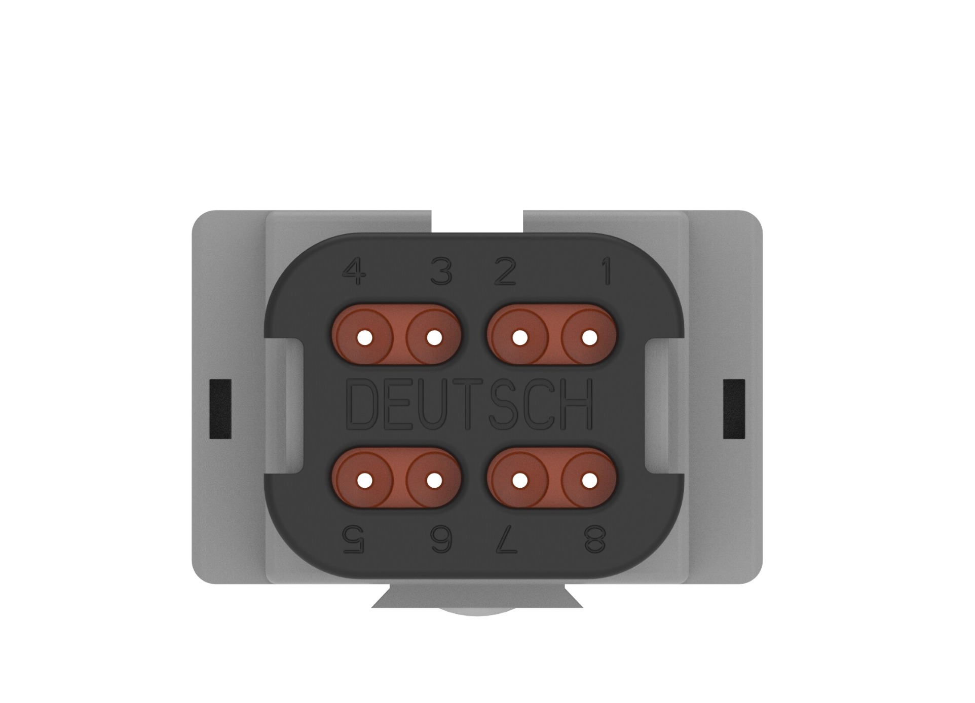 Automotive Connectors 8P RCPT, E003 MOD Grey
